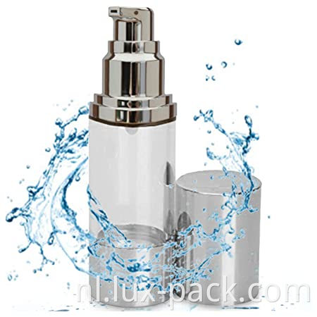 Groothandel Refilleerbare Cosmetische steriele Airless Pump Bottle - Beste als make -upfunderingen en serums -lichtgewicht